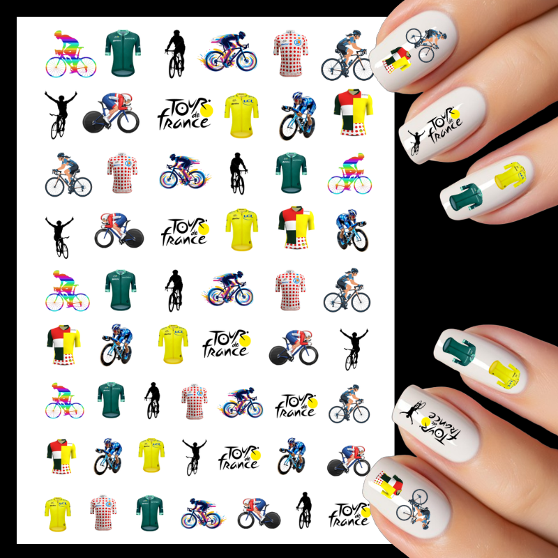Tour de France water decals