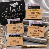 A Level Wooden Card & Money Holder