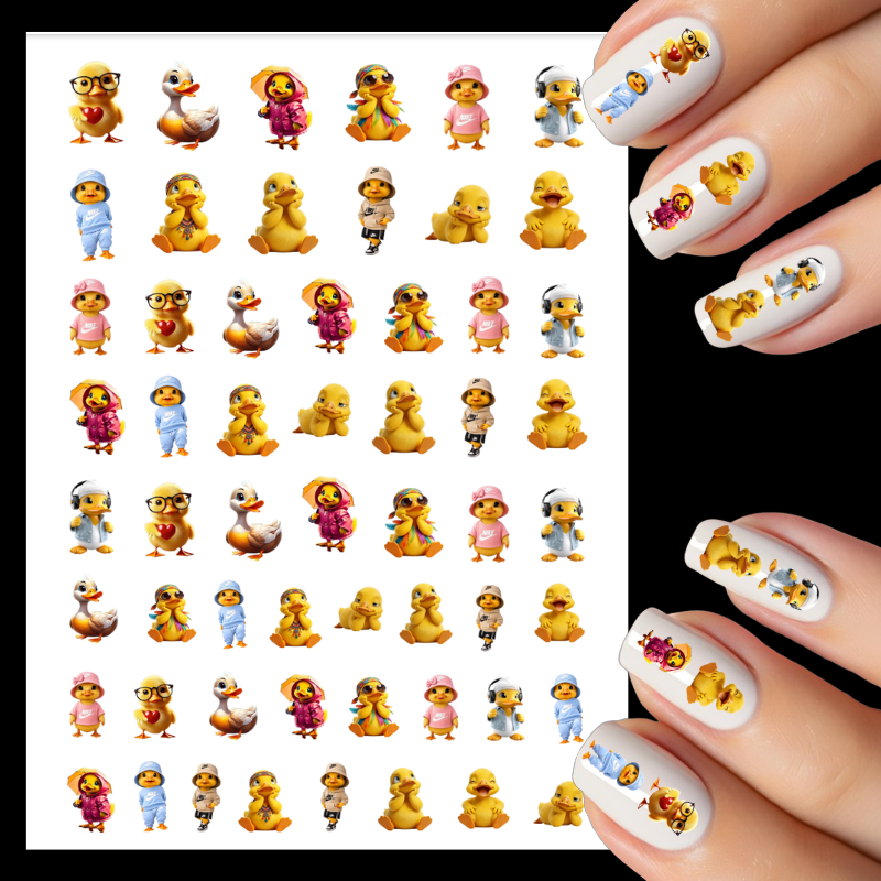 Cute Duck water decals
