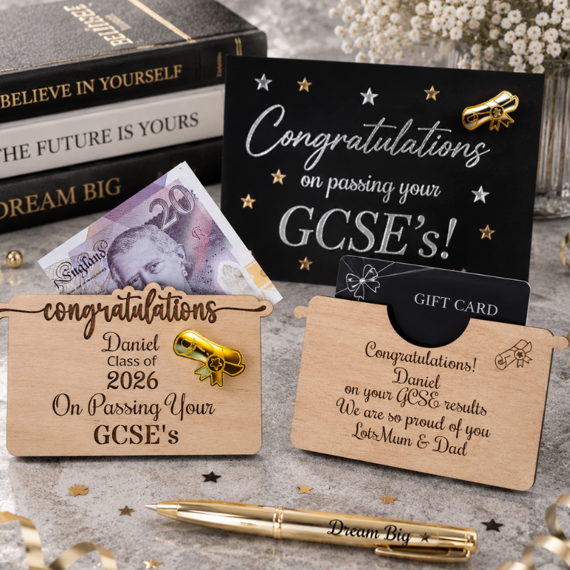 Personalised GCSE Gift Card Holders Personalised Congratulations GCSE Money Holders Class Of 2026 - Image 2