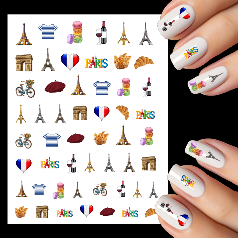 Paris Water Decals