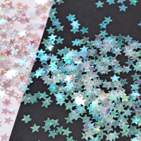 Iridescent Colour Shifting 3mm Stars
