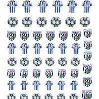 West Bromwich Albion football water decals