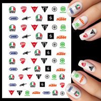 Biker Nail Art Water Decals
