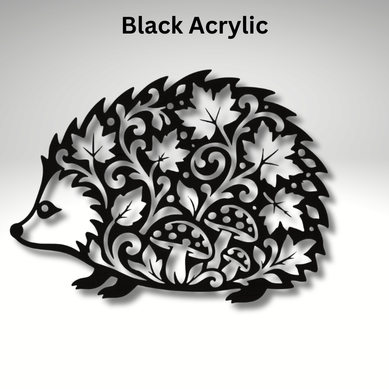 Hedgehog Resin Art Templates Hedgehog Wood Cut Outs Suncatcher Blanks Hedgehog Craft Blanks - Image 3