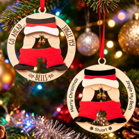 Jingle My Bells Naught Santa Baubles