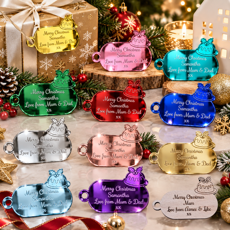 Xmas Pudding Gift Tags