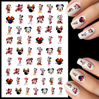 Minnie Mouse Xmas Water Decals