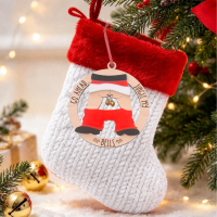 Jingle My Balls Baubles, Personalised Jingle My Bells Xmas Baubles, Naughty Santa Baubles, Novelty Santa Christmas Ornaments