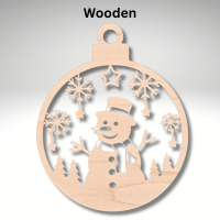 Xmas Snowman Resin Art Templates Christmas Bauble Wood Cut Outs Xmas Snowman Suncatcher Craft Blanks