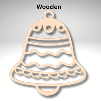Wooden Christmas Jingle Bell Suncatcher